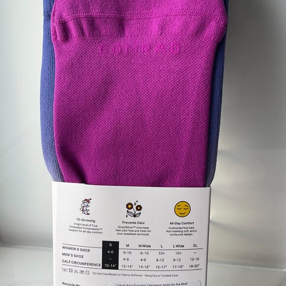 Comrad | Nylon Knee-High Compression Socks (2 Pack) | Small - Picture 4 of 5